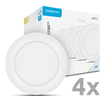Modee LED Kerek LED panel - szerelhető 6W 660lm hideg fehér P4 (ML-LPR6000K6WPN)