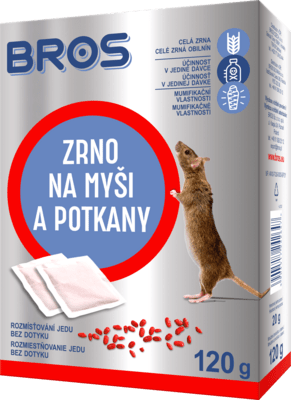 04264 Bros Zrno na myši a potkany 120 g