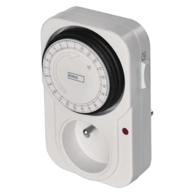 P5502 Emos Timer - TS-MD3 mechanikus kapcsoló aljzat