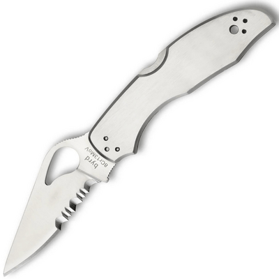 Byrd BY04PS2 Meadowlark 2 Combo Stainless vreckový nôž 7,5 cm, Satin, celooceľový