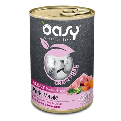 OAWGDALML0040 Oasy Gabonamentes Felnőtt Közepes/Nagy Sertéshús 0.4kg