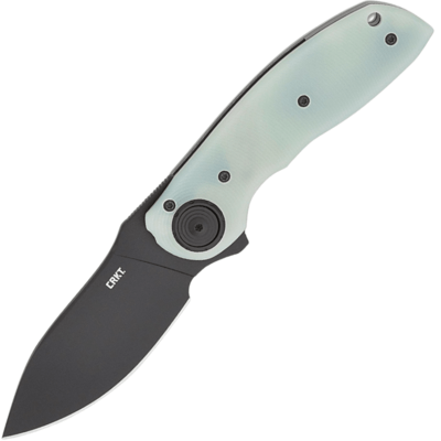 CRKT CR-5420 Bot Deadbolt Natural zsebkés 7,6 cm, fekete, jade zöld, G10