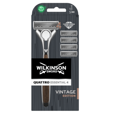 Wilkinson Quattro Essentials 4 Vintage holicí strojek (W302205300)