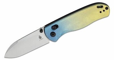 Kizer Ki3619A3 Drop Bear vreckový nôž 7,6 cm, viacfarebný titán, spona