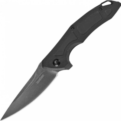 Kershaw K-1170 METHOD zsebkés 7,6 cm, Blackwash, fekete, G10