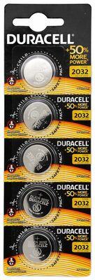 Duracell Mini Lithium CR2032 3V knoflíkové lithiové baterie 5ks 5000394033122