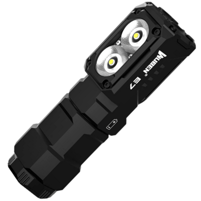 Wuben E7 5000K BLACK svietidlo 1800lm, čierna