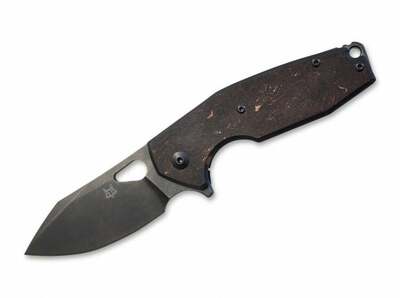 FOX knives FX-527 CF YARU kapesní nůž 7 cm, Stonewash, uhlíkové vlákno, titan 