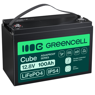 Green Cell LFPGC12V100AH CUBE LiFePO4 baterie 100Ah 12,8V 1280Wh 
