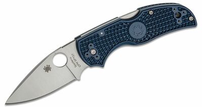 Spyderco C41PCBL5 Native 5 Lightweight CPM SPY27 vreckový nôž 7,5 cm, modrá, FRN