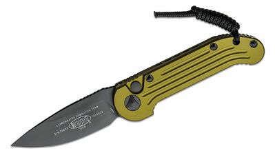 Microtech 135-1OD LUDT Standard Black OD Green automatický nôž 8,6 cm, čierna, zelená, hliník