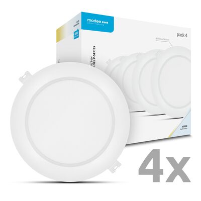 Modee LED Kerek LED Panel - Süllyesztett 12W 1320lm Hideg Fehér P4 (ML-LPRB6000K12WPN)