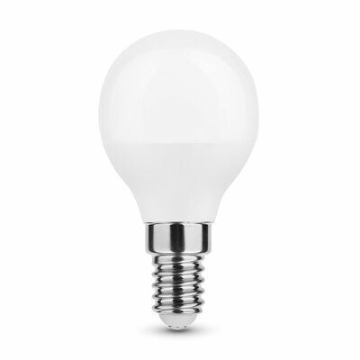 Modee LED žiarovka Globe Mini G45 6W E14 studená biela