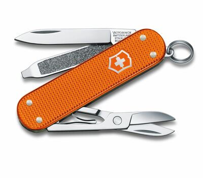 Victorinox 0.6221.L21 Classic Alox LE 2021 multifunkciós kés 58 mm, narancssárga színű, 5 funkciós