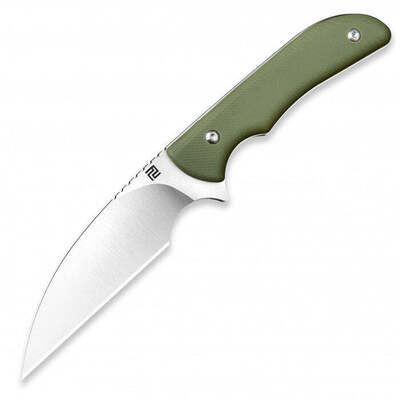 Artisan 1842B-GN Sea Snake Green outdoorový nůž 8 cm, Satin, zelená, G10, pouzdro Kydex