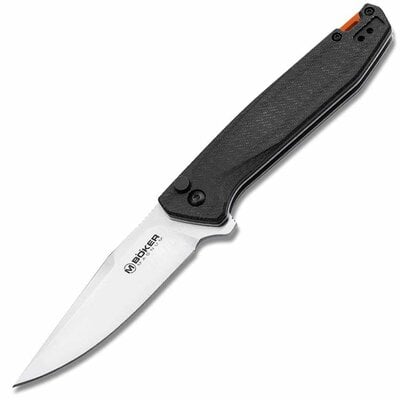 Magnum 01SC719 Border Forest Folder zsebkés 8,6 cm, szatén, fekete, Micarta