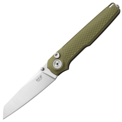 MKM MK MI-AG MIURA zsebkés 6,9 cm, kőmosott, zöld, alumínium