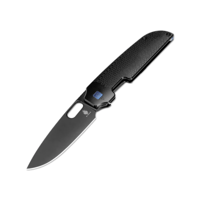 Kizer Ki3637A2 Varatas vreckový nôž 8,3 cm, celočierna, titán