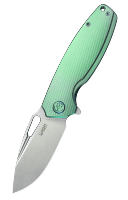 Kubey KB360B Tityus vreckový nôž 8,6 cm, zelená, titán