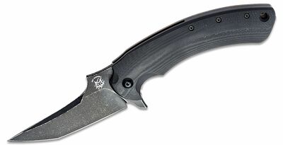 FOX knives FX-537 BR GECO taktický kapesní nůž 8,5 cm, celočerná, G10, titan - bronz