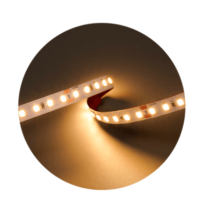 Modee LED szalag DC24V 9.6W/m 128LED/m 8mm IP20 2700K (1150 lm/m) B5 (ML-LS24V48W128L/M2700KB5)