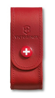 Victorinox 4.0520.1 kožené puzdro na nože 91 mm, červená