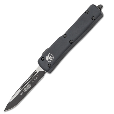 Microtech 148-1T UTX-70 Black Tactical Standard automatický nůž 6,1 cm, celočerná, hliník