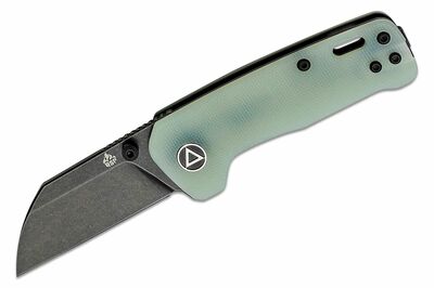 QSP Knife QS130XS-F2 Penguin Mini Jade vreckový nôž 5,8 cm, čierna, nefritovo zelená, G10