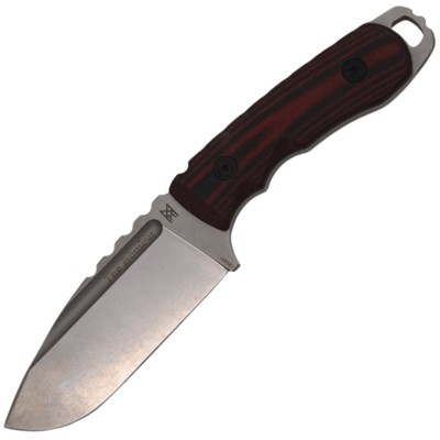 Midgards Messer 02MG010 Bömbur pevný nôž 9,8 cm, čierno-červená, G10, puzdro Kydex