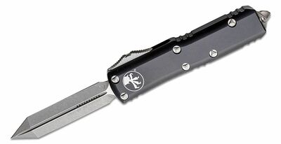 Microtech 230-10AP UTX-85 Spartan Standard automatický nůž 7,6 cm, Apocalyptic, černá, hliník