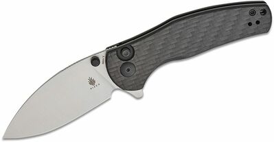 Kizer V3669A1 Mini Grouper zsebkés 8 cm, szatén, szénszálas