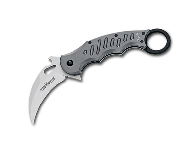 Fox Knives 478 Karambit ALU taktický nôž / karambit 7,5 cm, šedá, hliník 