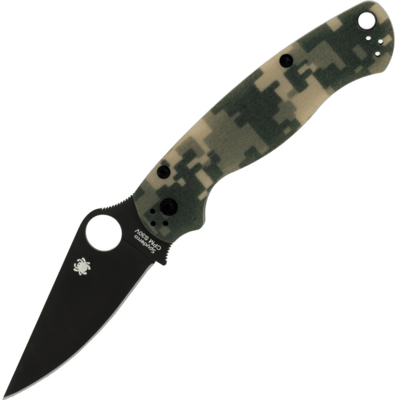 Spyderco C81GPCMOBK2 Para Military 2 Digital Camo vreckový nôž 8,7 cm, DLC, kamufláž, G10