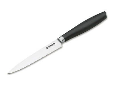 Böker Manufaktur Solingen 130845 Core Professional nôž na paradajky 12 cm, čierna, syntetika