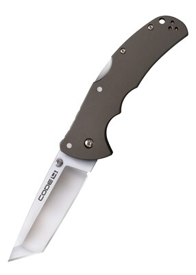 Cold Steel 58PT Code 4 kapesní nůž 8,9 cm, Satin, šedá, hliník