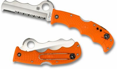 Spyderco C79PSOR Assist mentő zsebkés 9,3 cm, narancs, FRN, üvegtörő