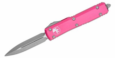 Microtech 122-10APPK Ultratech Pink Standard automata kés 8,8 cm, Apokaliptikus, rózsaszín, alumíniu