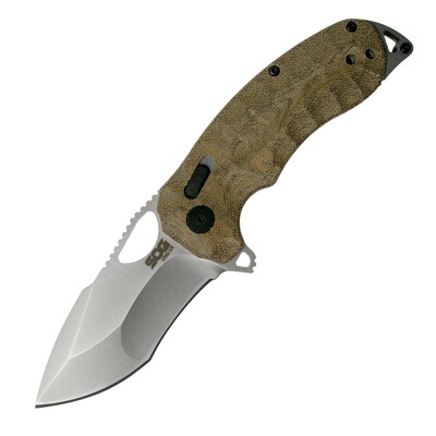 SOG-12-27-01-57 KIKU XR kapesní nůž 7,7 cm, Satin, natural Micarta