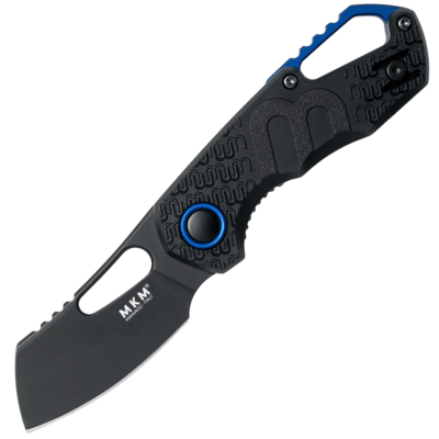 MKM MK FX03-2PBK ISONZO Cleaver zsebkés 4,9 cm, Idroglider, fekete, FRN