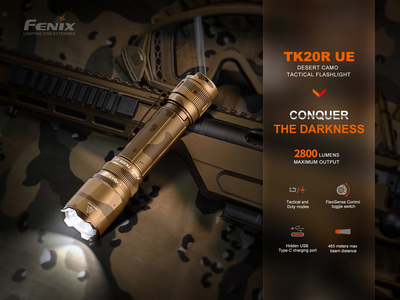 TK20R UE DC Fenix TK20R UE Desert Camo