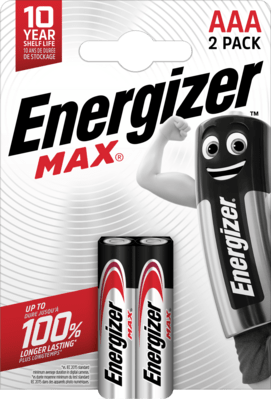 Energizer Max AAA alkalické baterie 2ks E303325300