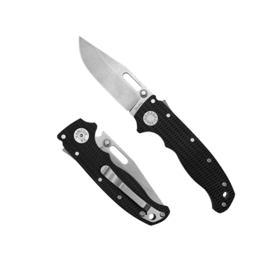 205-S35-CPB Demko Knives AD20.5 - Clip Point G10 - Black S35VN