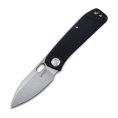 Kubey KU2104A Hyde vreckový nôž 7,5 cm, čierna, G10, spona