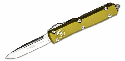 Microtech 121-4OD Ultratech Satin Standard OD Green automatický nůž 8,8 cm, zelená, hliník