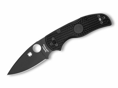 Spyderco C41PBBK5 Native 5 Fekete zsebkés 8 cm, teljesen fekete, FRN