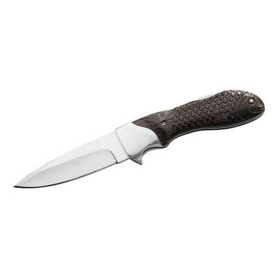 Herbertz 221812 kapesní nůž 9 cm, dřevo Tagayasan, tvar ryby