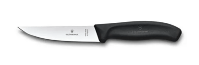 6.8103.12B Victorinox Swiss Classic Nářezový nůž, hladké ostří, 12 cm, černá, blistr