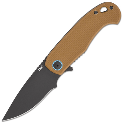 CRKT CR-7910 PSD™ II Coyote Brown 7,6 cm-es segéd zsebkés, fekete, barna, G10