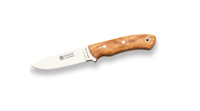 JOKER CO17 PANTERA lovecký nůž 9,5 cm, olivové dřevo, kožené pouzdro
