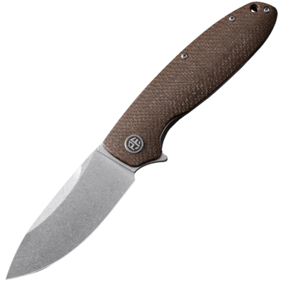 PFB01BRW Petrified Fish PFB01
Terra Stonewashed D2 Brown Micarta